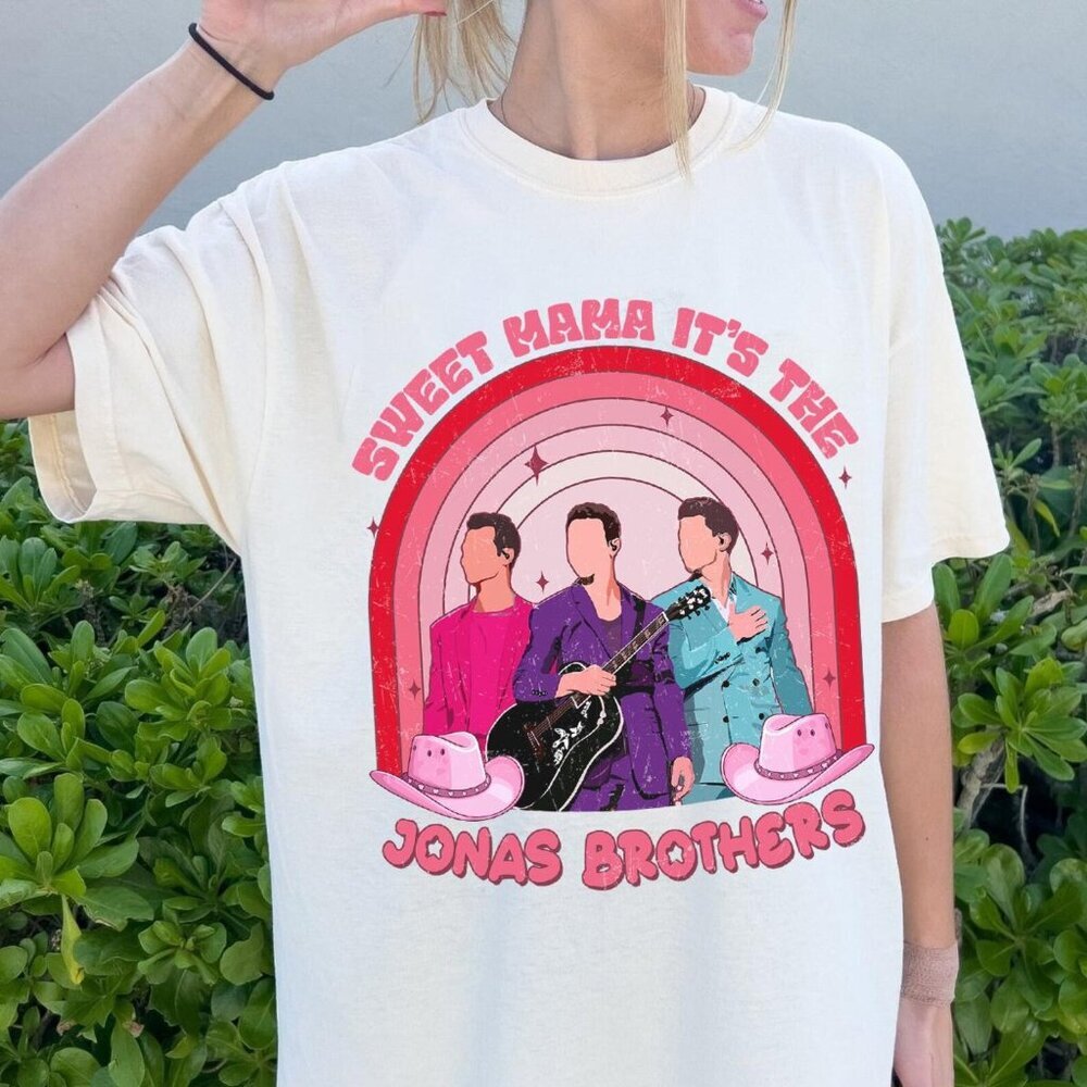 Jonas Bro Sweet Mama Tee, Jonas Bros 20th Anniversary Tour 2025, Jonas Tour 24